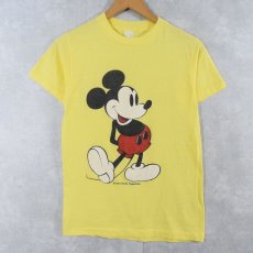 画像1: 80's Disney MICKEY MOUSE キャラクタープリントTシャツ  (1)