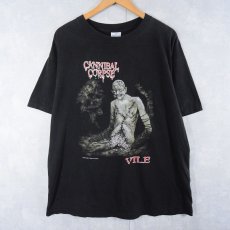 画像1: 90's CARNIBAL CORPSE USA製 デスメタル・バンド プリントTシャツ BLACK XL (1)