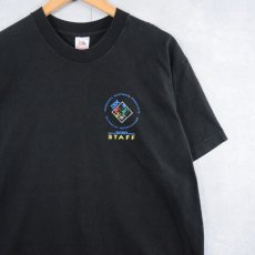 画像2: 90's IBM USA製 "Operate At Higher Level" コンピューター企業 プリントTシャツ L (2)