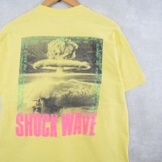 画像1: 80's USA製 "SHOCK WAVE" 発泡プリントTシャツ L (1)