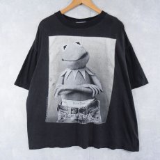 画像1: 90's Kermit "Kermit Clein" パロディTシャツ BLACK L (1)