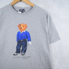 画像1: POLO Ralph Lauren ポロベアプリントTシャツ M (1)