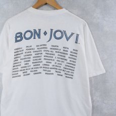 画像2: 80's BON JOVI ハードロックバンドツアーTシャツ  (2)