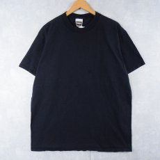 画像1: 90's TULTEX 無地Tシャツ BLACK XL (1)