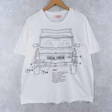 画像1: 90's U2 "LOCAL CREW" ロックバンドTシャツ XL (1)