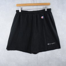 画像2: 80's Champion コットンショーツ BLACK L (2)