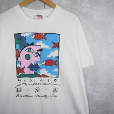 画像1: 90's SPOLETO アートプリントTシャツ XL (1)