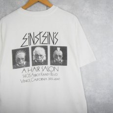 画像1: 【お客様専用ページ】90's Albert Einstein "EINSTEIN'S" 偉人 ファニーイラストTシャツ XL (1)