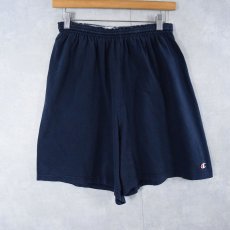 画像1: 80's Champion コットンショーツ NAVY L (1)