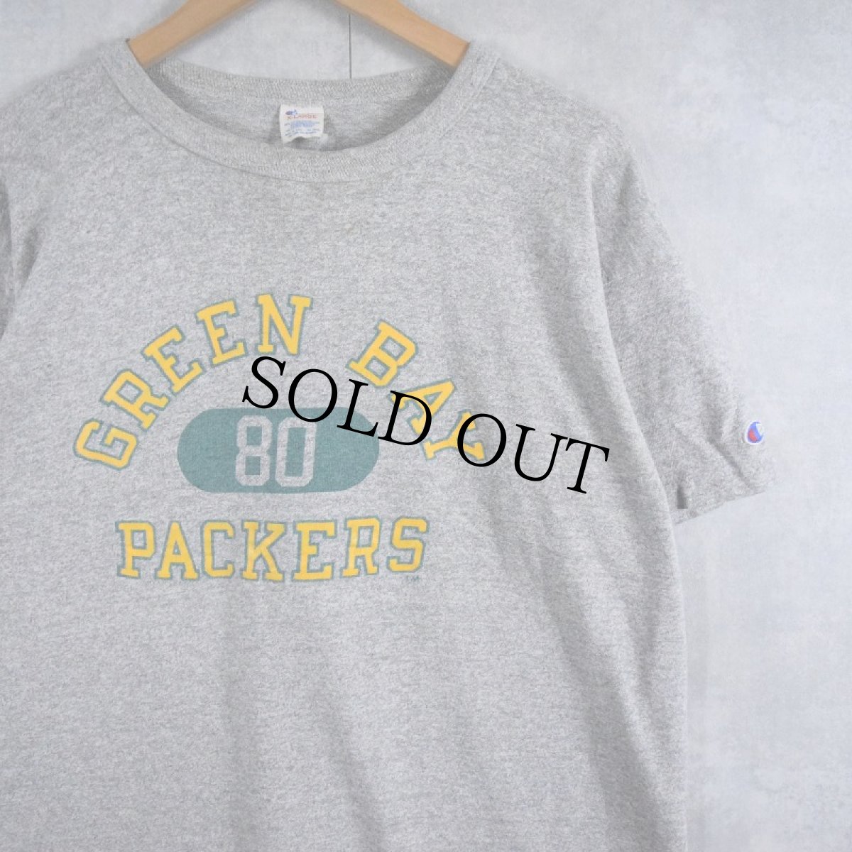 画像1: 80's Champion トリコタグ USA製 "GREEN BAY PACKERS" プリントTシャツ XL (1)