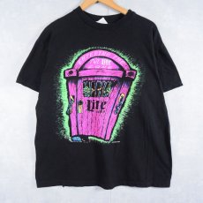 画像1: 90's Lite BEER ビールメーカー イラストプリントTシャツ L (1)