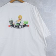 画像1: SLIME 企業 シュールイラストプリントTシャツ XL (1)