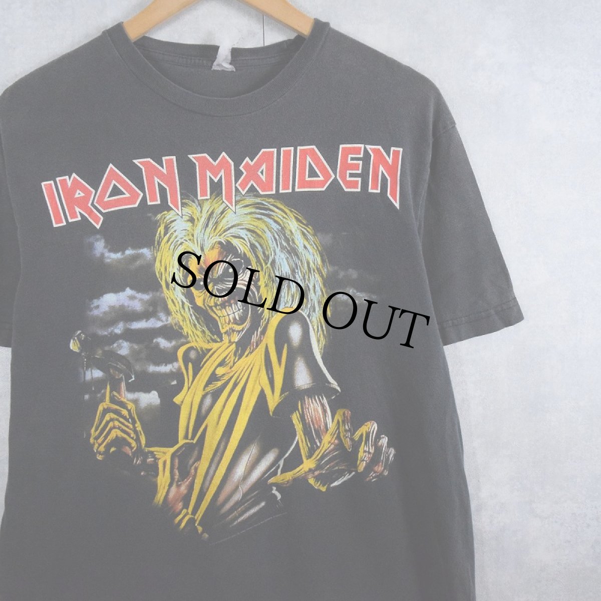 画像1: 2000's IRON MAIDEN ヘヴィメタルバンドTシャツ BLACK  (1)