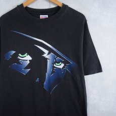 画像1: 90's The SHADOW KNOWS USA製 映画プリントTシャツ BLACK L (1)