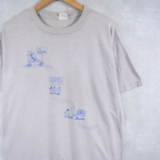 画像1: 80's USA製 "REAL WORLD" イラストプリントTシャツ XL (1)