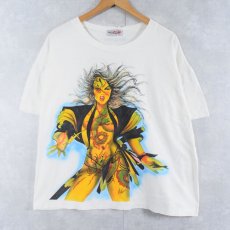 画像1: 90's euro rock イラストプリントTシャツ (1)