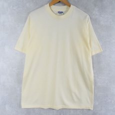 画像1: 80〜90's Hanes USA製 無地Tシャツ IVORY XL  (1)