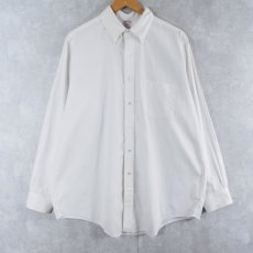 画像1: 90's Brooks Brothers USA製 コットンボタンダウンシャツ SIZE16 1/2-4 (1)