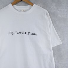 画像2: 90's hp USA製 コンピューター企業 ネットワークプリントTシャツ XL (2)