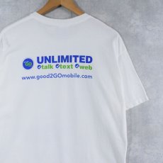 画像2: good2GO mobile "Wireless bill driving you crazy?" 通信会社 プリントTシャツ L (2)