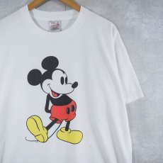 画像1: 90's Disney MICKEY MOUSE キャラクタープリントTシャツ XL (1)