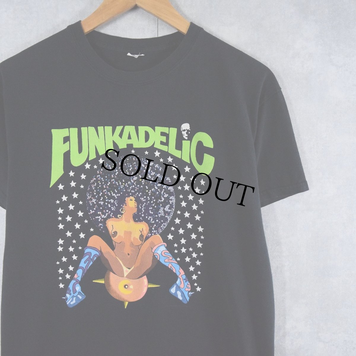 画像1: 2000's FUNKADELIC ファンクバンドプリントTシャツ BLACK (1)