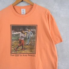 画像1: 90's GAP USA製 "Tee Off In Any Season." プリントTシャツ XL (1)