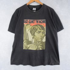 画像1: 90's Rage Against the Machine ロックバンドTシャツ L (1)