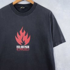 画像1: Black Label USA製 "FEEL NO PAIN" スケートブランド プリントTシャツ L (1)