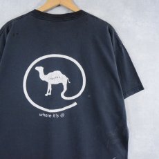 画像1: 90〜2000's USA製 "where it's @" ペンキペイント ラクダプリントTシャツ XL (1)