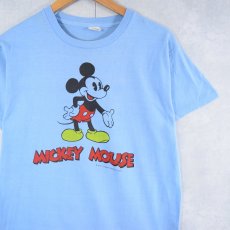 画像1: 70〜80's Disney MICKEY MOUSE キャラクタープリントTシャツ XL (1)