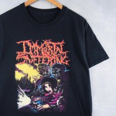 画像1: IMMORTAL SUFFERING メタルバンドTシャツ BLACK (1)