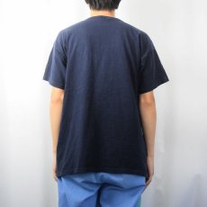 画像3: 90's Champion USA製 ロゴプリントTシャツ NAVY XL (3)