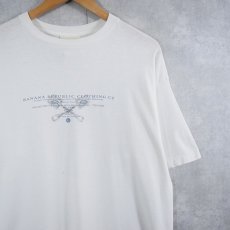 画像1: 90's BANANA REPUBLIC USA製 プリントTシャツ L (1)