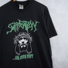 画像1: Suffocation "...AND JESUS WEPT" デスメタルバンドプリントTシャツ BLACK XL (1)