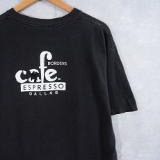 画像2: 90's "DEATH BEFORE DECAF" スカルプリントTシャツ BLACK XL (2)