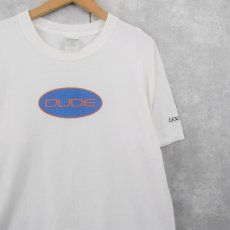 画像1: DELL "DUDE" コンピューター企業プリントTシャツ L (1)