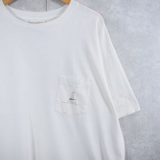 画像2: 90's BANANA REPUBLIC USA製 ポケットTシャツ XL (2)