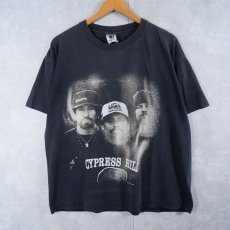 画像1: 90's CYPRESS HILL USA製 ヒップホッププリントTシャツ BLACK XL (1)