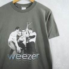 画像1: 2000's Weezer "Midget Tour 2001" オルタナティブロックバンドTシャツ M (1)