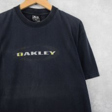 画像1: OAKLEY ロゴプリントTシャツ DARK NAVY L (1)