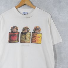 画像1: 90's ANNE GEDDES 赤ちゃんフォトアートプリントTシャツ L (1)