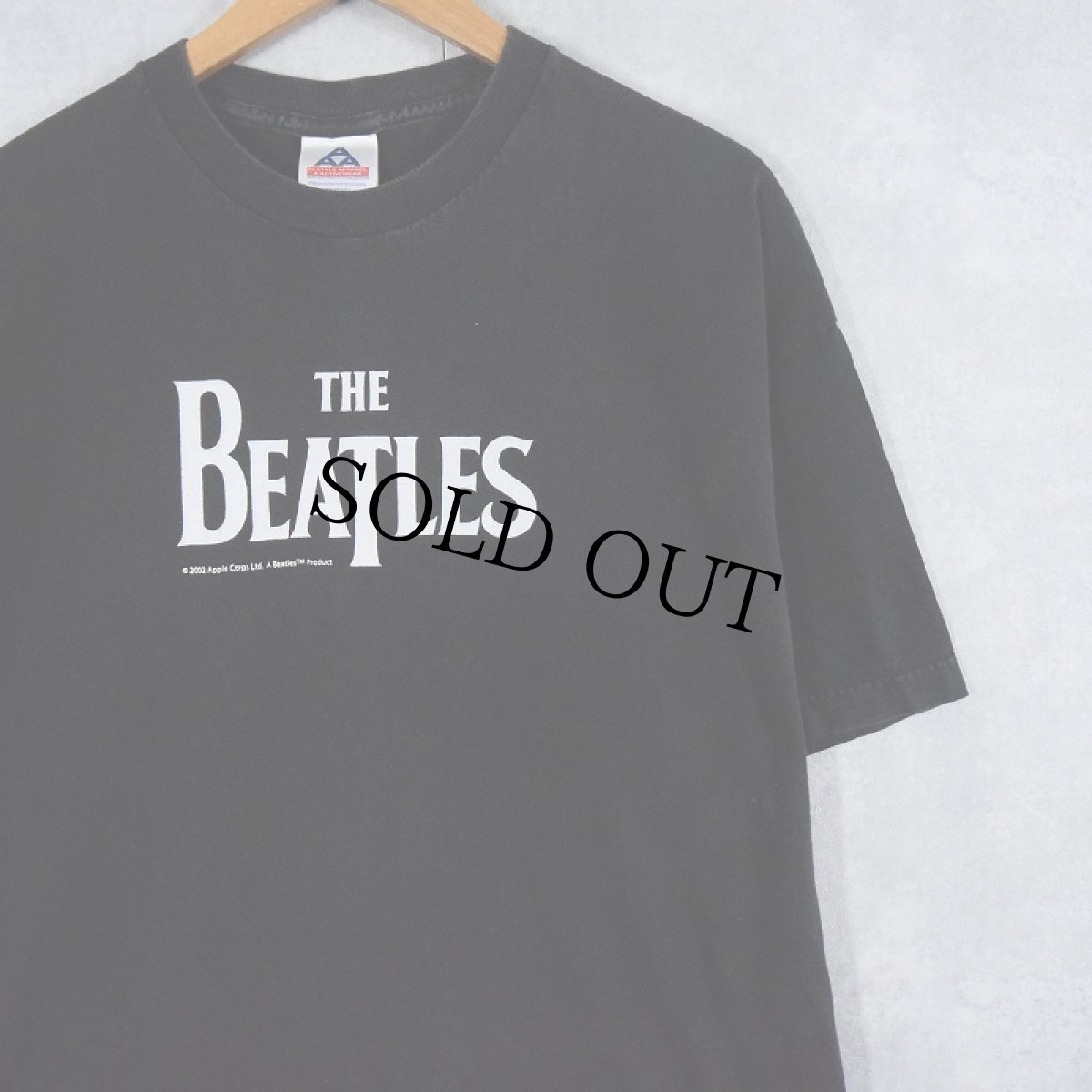 画像1: 2000's THE BEATLES ロックバンドロゴTシャツ BLACK XL (1)