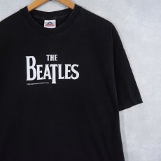 画像1: 2000's THE BEATLES ロックバンドロゴTシャツ BLACK XL (1)