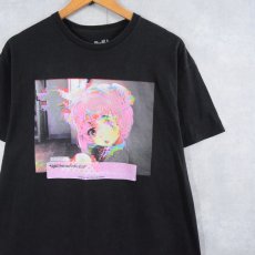 画像1: Doki Doki Literature Club! "Natsuki" ゲームキャラクターTシャツ BLACK L (1)