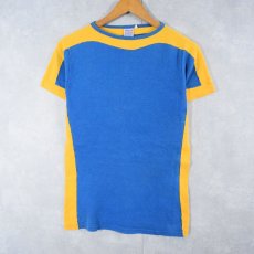 画像1: 〜70's VENETO BY SEATON ROMANIA製 切り替えデザインTシャツ M (1)