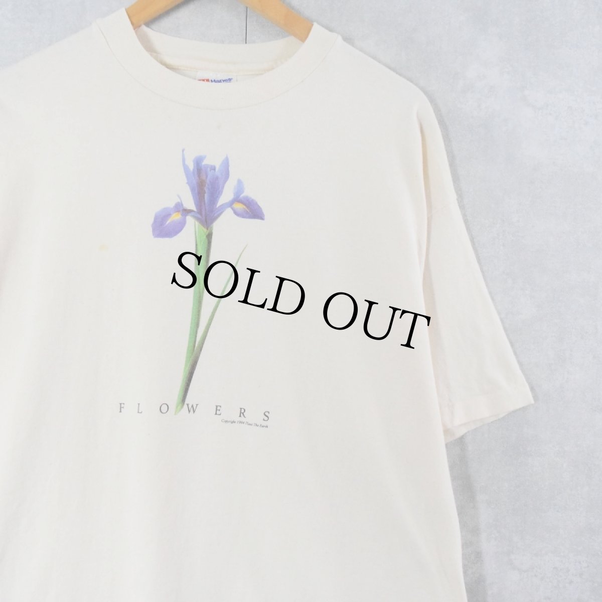 画像1: 90's Plant The Earth USA製 "FLOWERS" フラワープリントTシャツ XL (1)