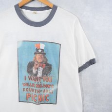 画像1: 1983 Willie Nelson USA製 "I WANT YOU FOR WILLIE NELSON'S..." カントリーシンガーTシャツ XL (1)