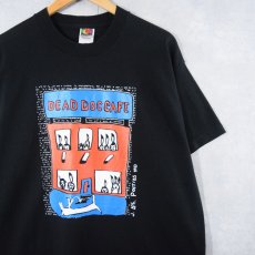 画像1: 90's Thomas King CANADA製 "Dead Dog Cafe" 作家WEBサイト プリントTシャツ BLACK XL (1)