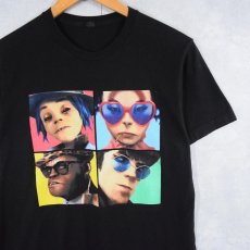 画像1: GORILLAZ ロックバンドTシャツ BLACK M (1)